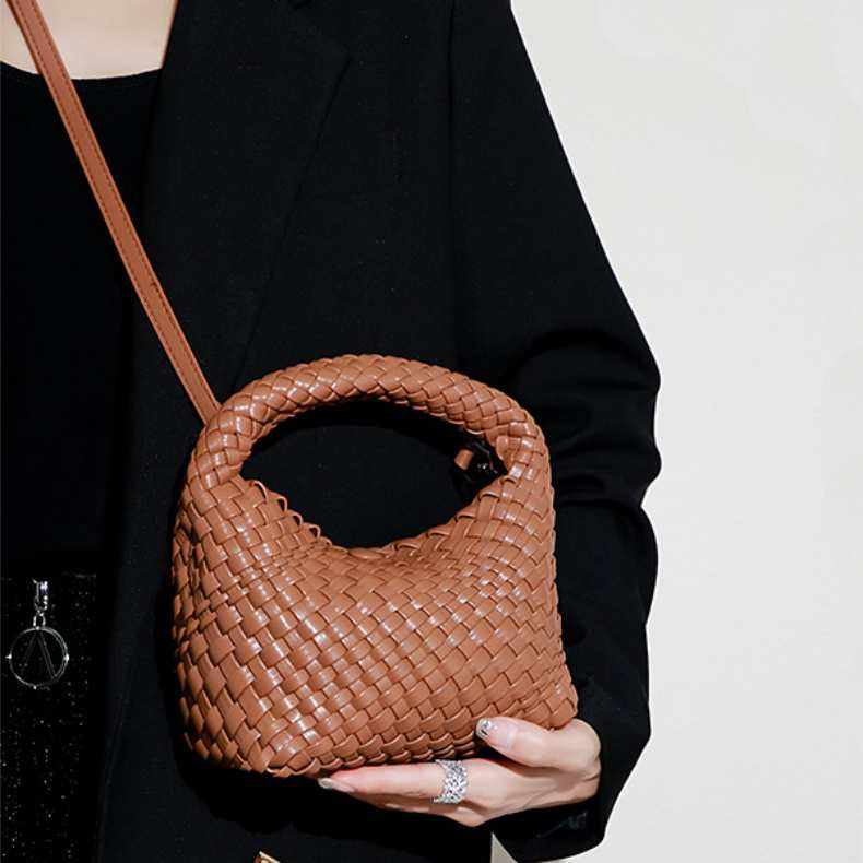 PU Leather Woven Handbag | Chic &amp; Stylish Everyday Accessory