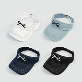 Bow Sun Visor Empty Top Hat Summer Sun Tennis Hat