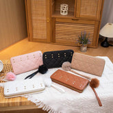 Long PU Leather Clutches Bag