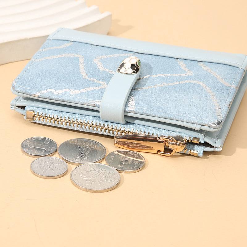 Short Folding Multi Slot Coin Purse | Ideal for Quick and Easy Access