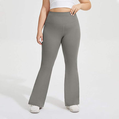 Plus Size High Waist Flared Yoga Pants | Comfortable and Stylish Fit