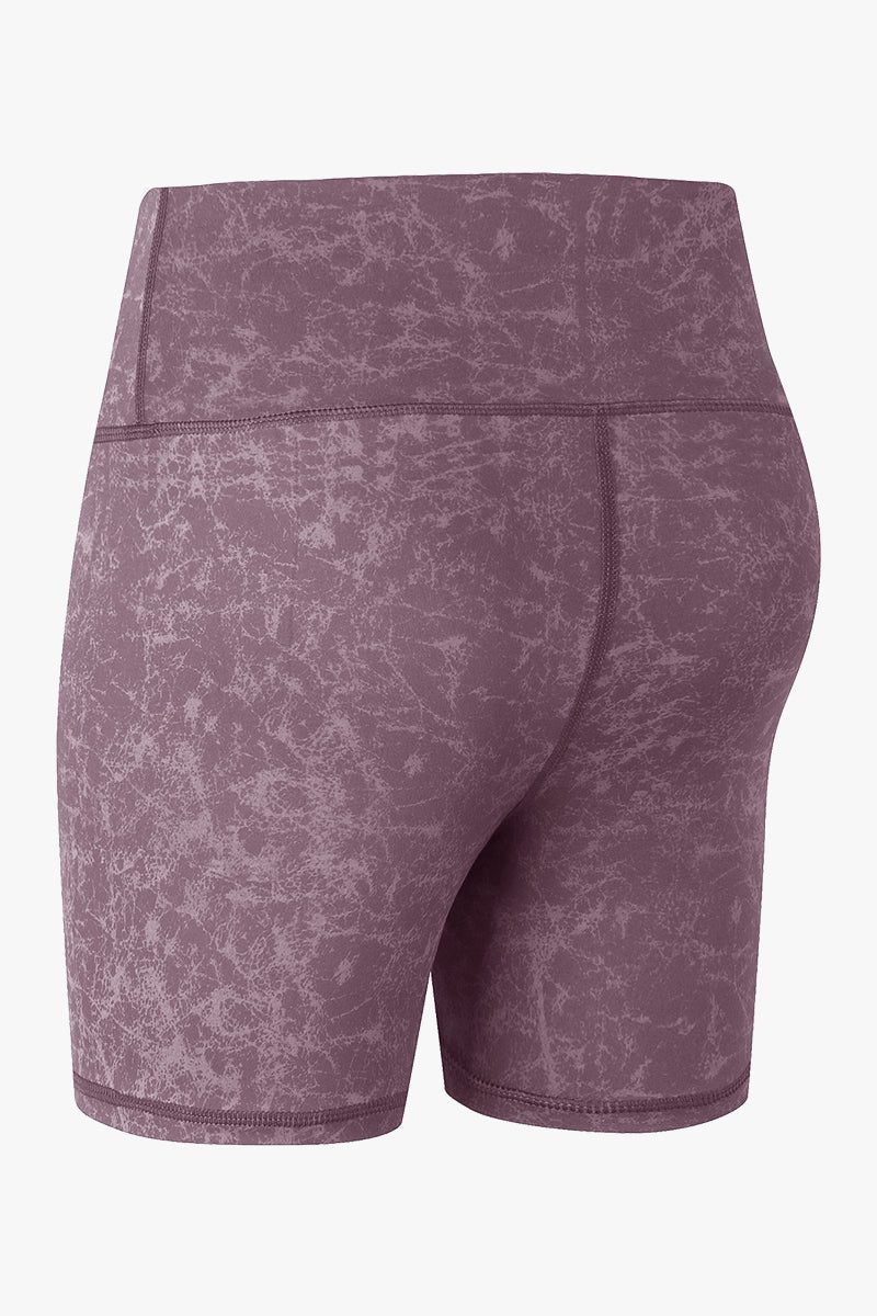 Camo High Waisted Yoga Shorts - Trendy &amp; Comfortable Workout Wear