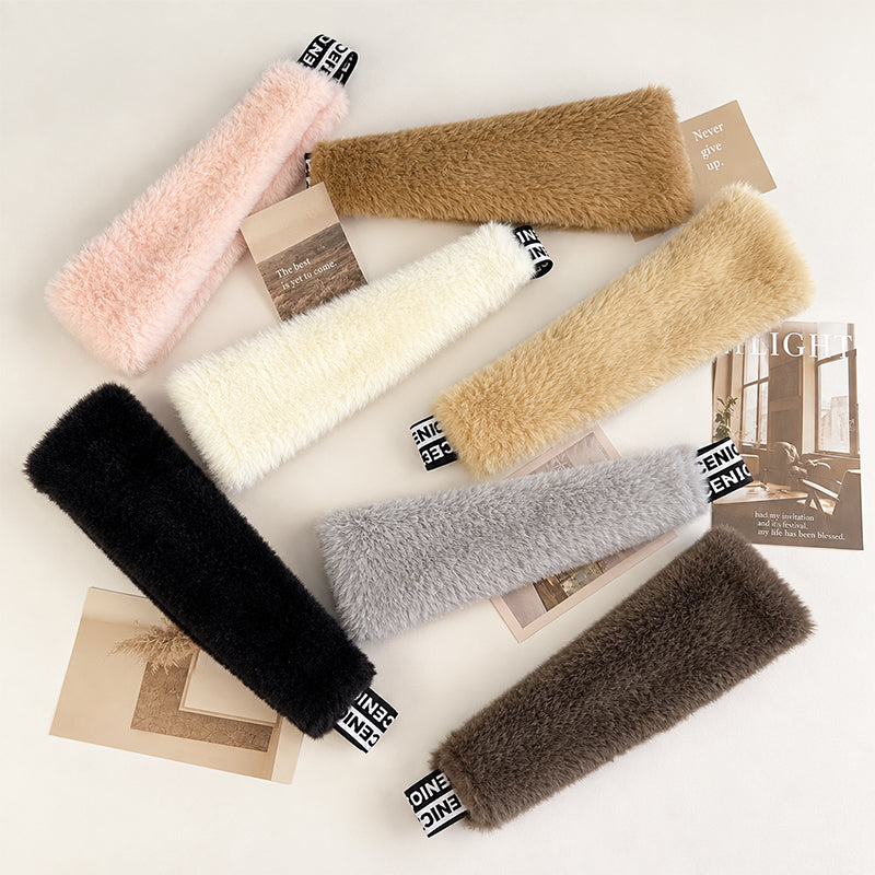 Faux Fur Furry Ear Headbands Elastic Hairbands