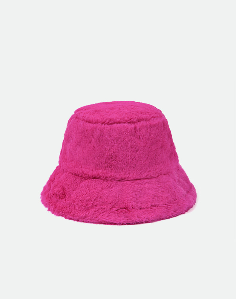 Winter Faux Fur Bucket Hat