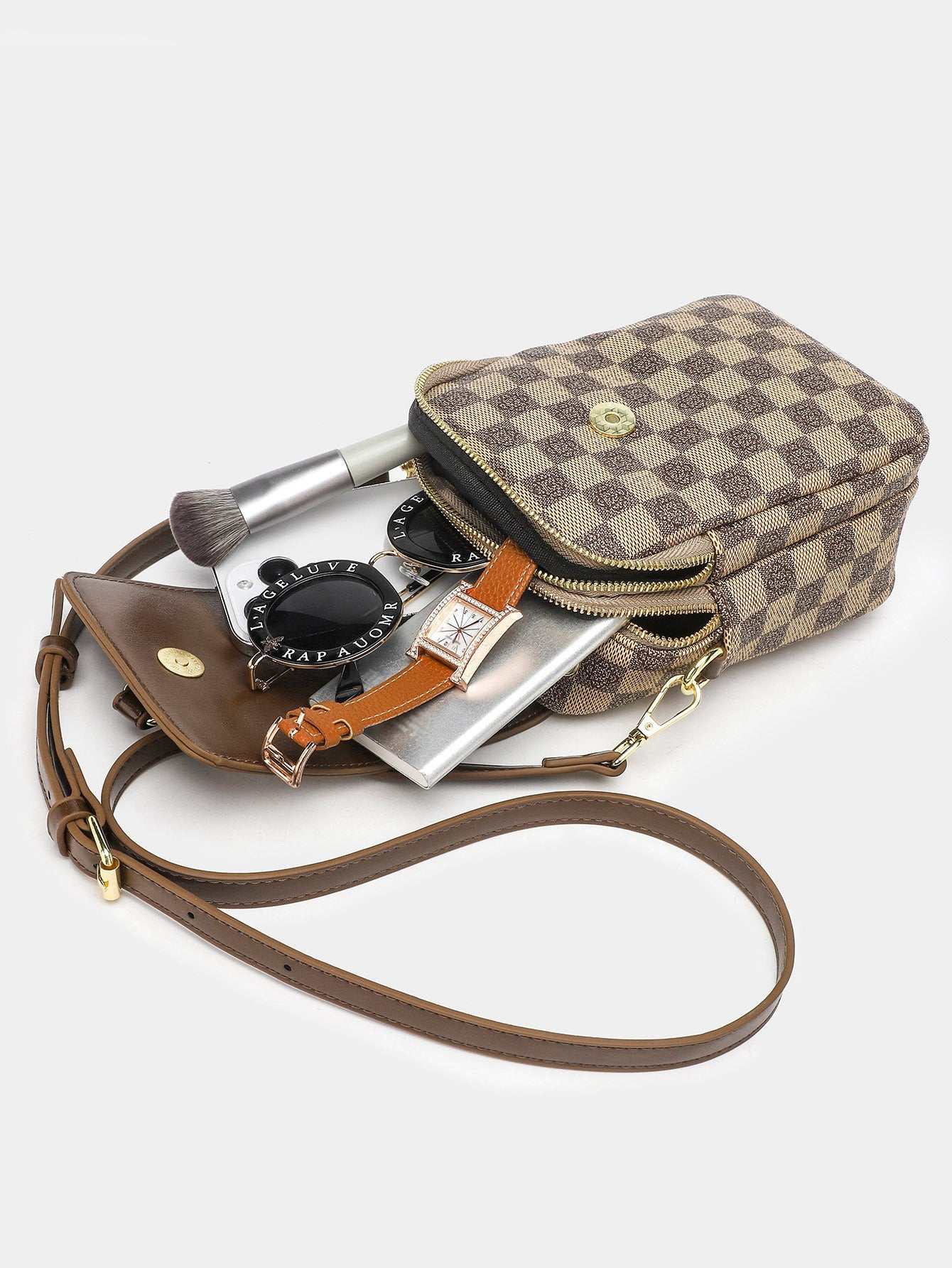 Retro Crossbody Cell Phone Bag | Ideal for On-the-Go Convenience