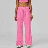 Drawstring Lounge Pants Straight Leg Joggers Trouser
