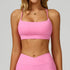 Cross Back Yoga Bra with Removable Chest Pad