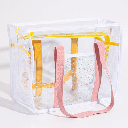 Clear Beach Tote Bag