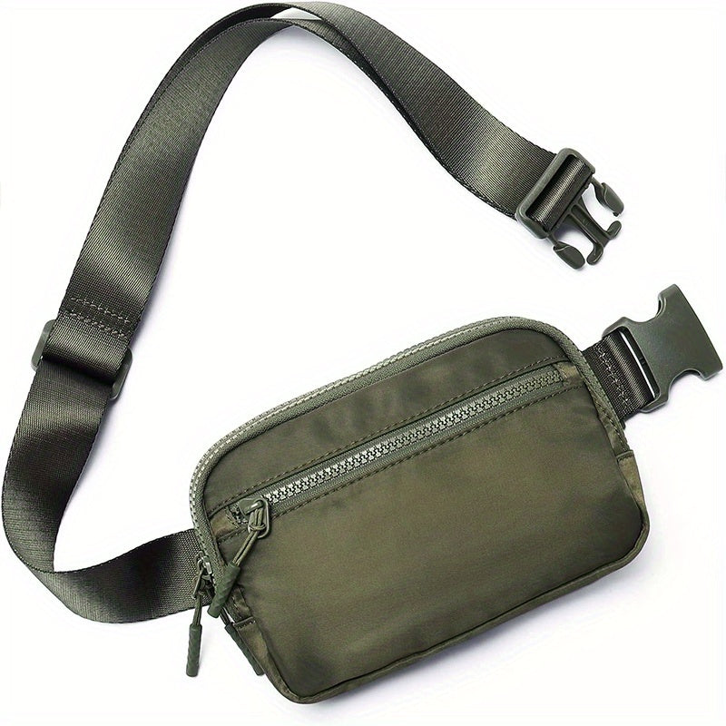 Waist Bag with 4 Zipper Pockets