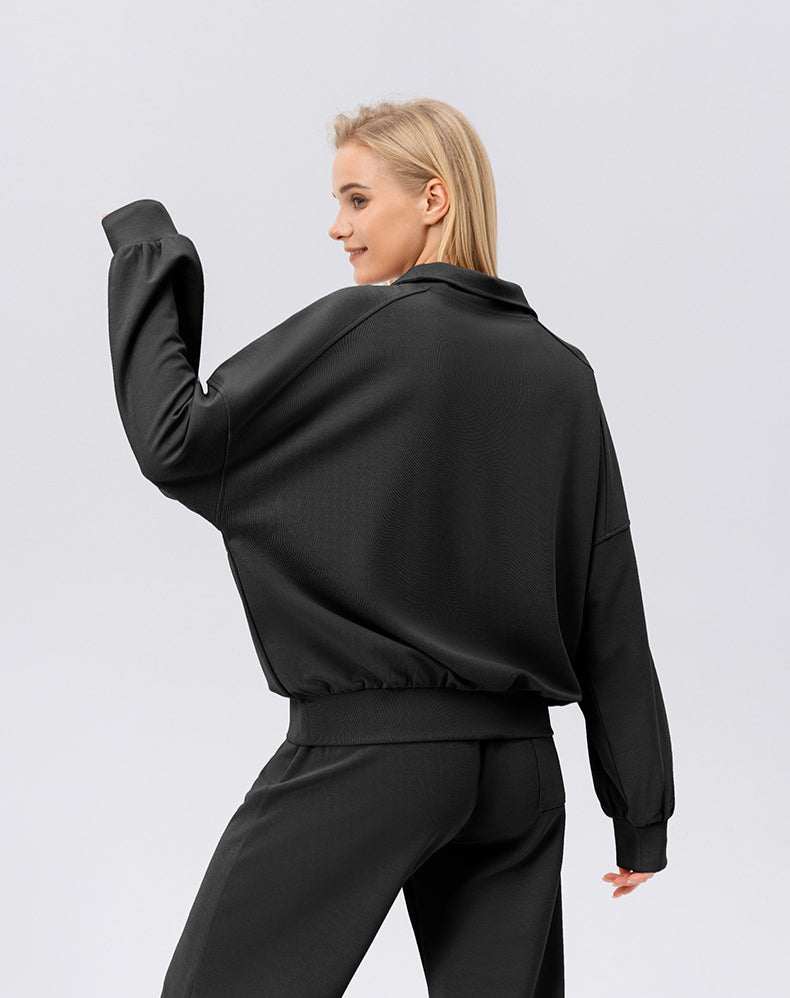 Zip Workout Hoodless Sweatshirt | Functional &amp; Stylish Activewear