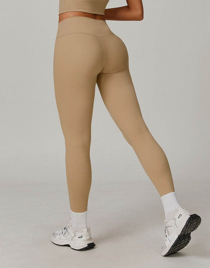No Front Seam High Waist Sports Leggings