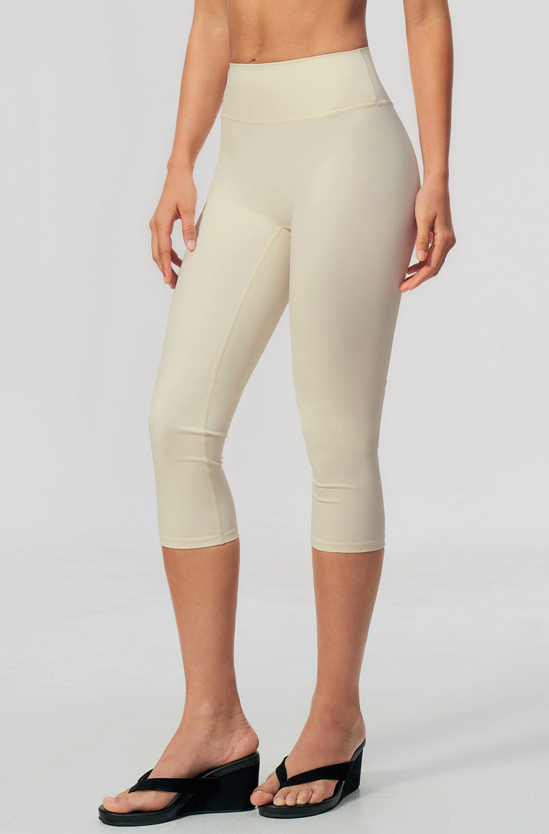 Tummy Control Capri Yoga Leggings