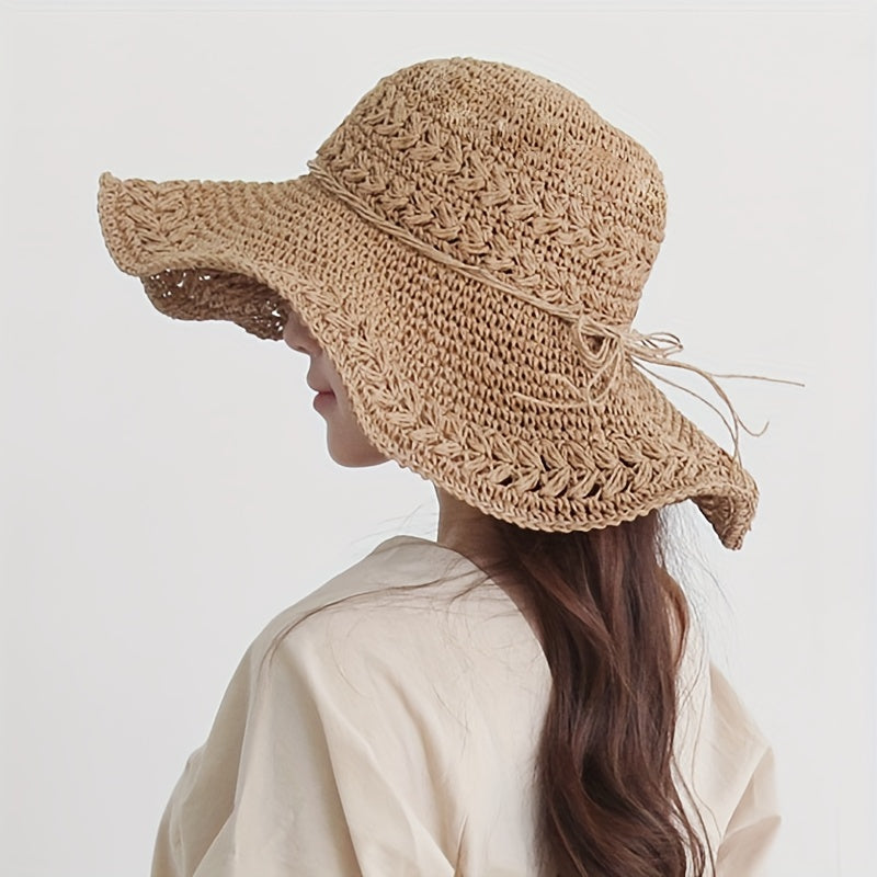 Elegant Oversized Wide Brim Sun Hat