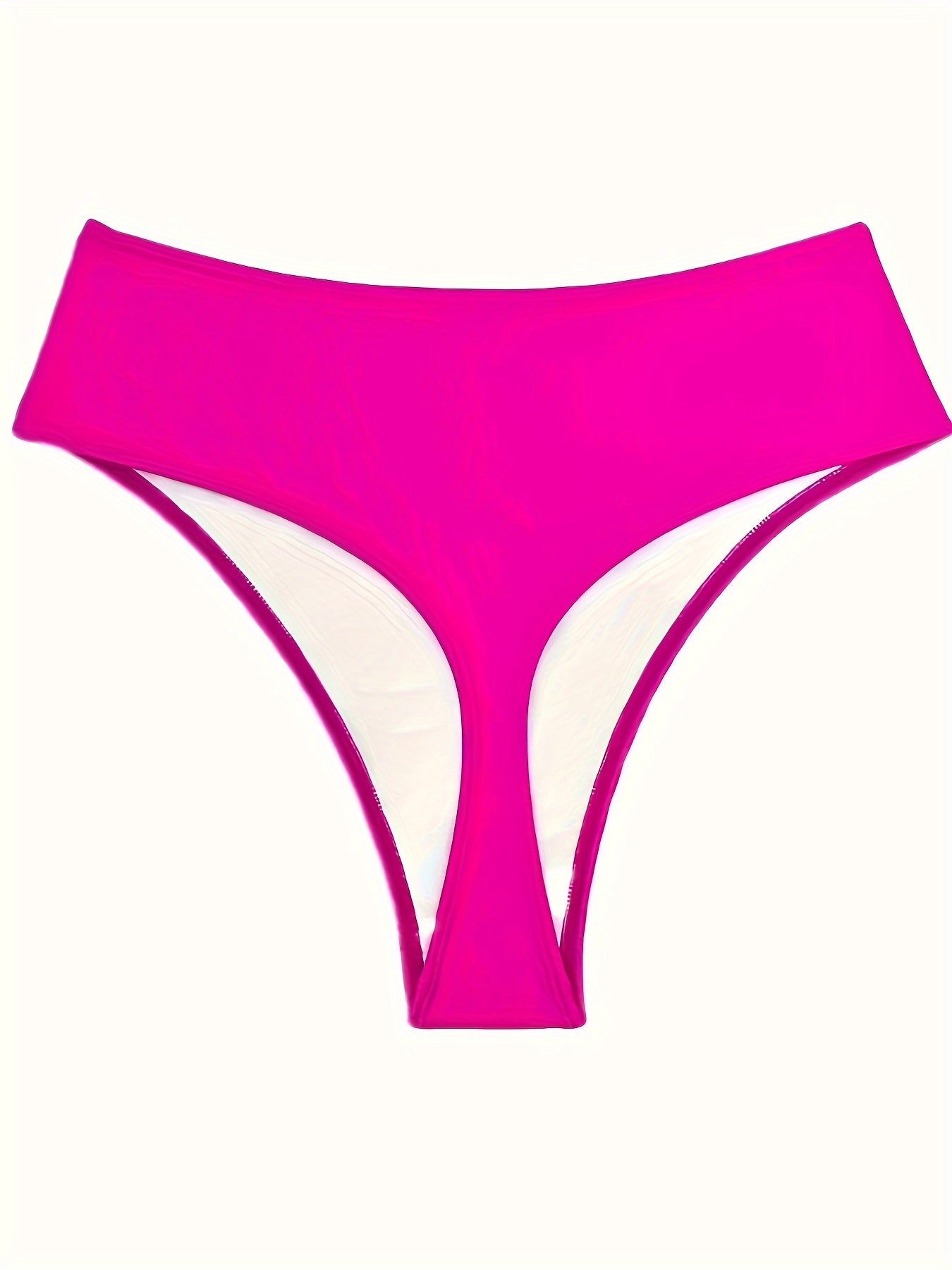 High Waisted Thong Swim Briefs