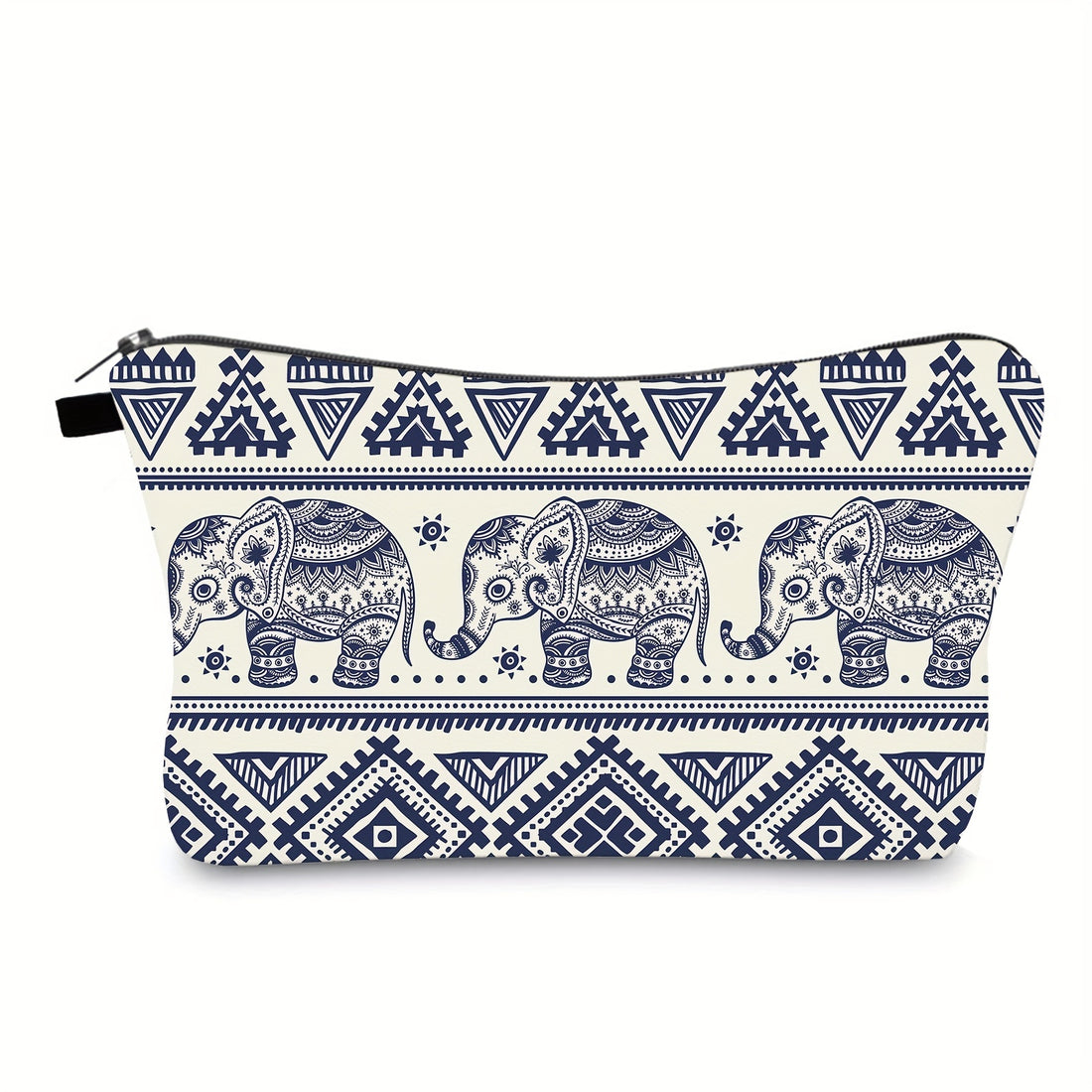 Elephant Pattern Cosmetic Bag