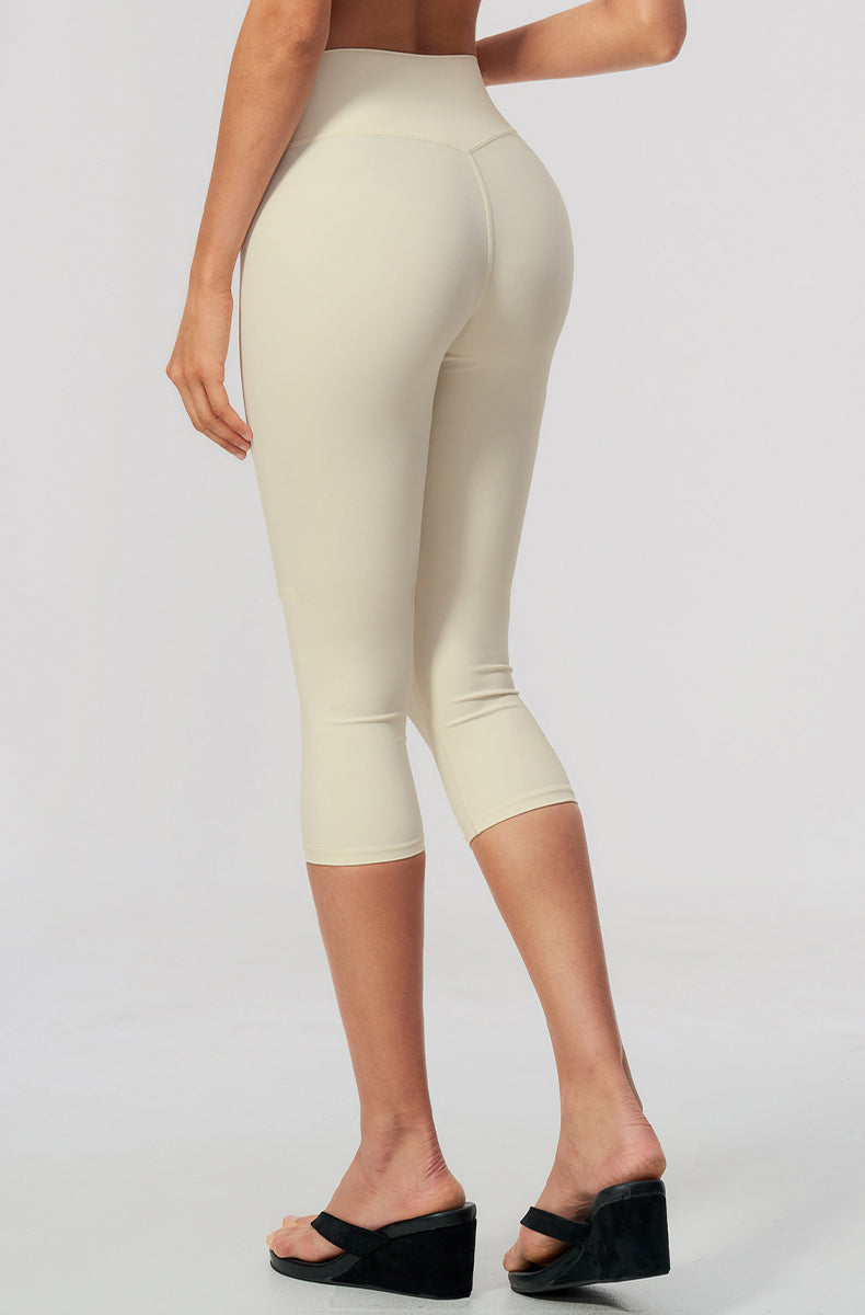 Tummy Control Capri Yoga Leggings