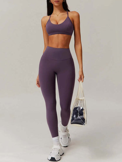 Fashion Yoga Set with Sports Bra and Legging | Perfect for Workout