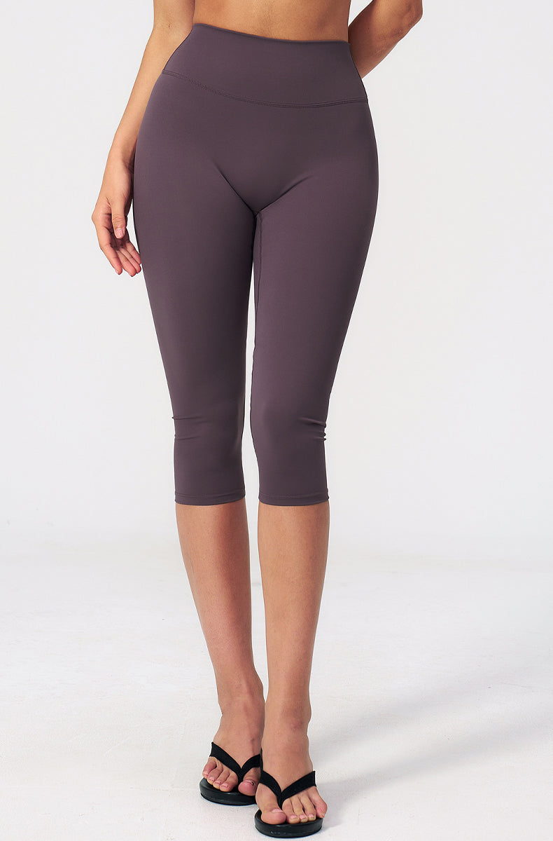 Tummy Control Capri Yoga Leggings