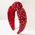 Christmas Wide Headband Snowflake Knotted Hair Accessories