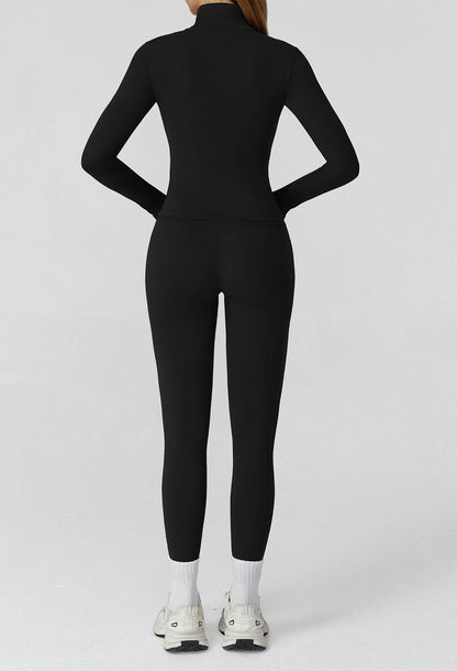Athletic Wear with Cropped Jacket and Legging