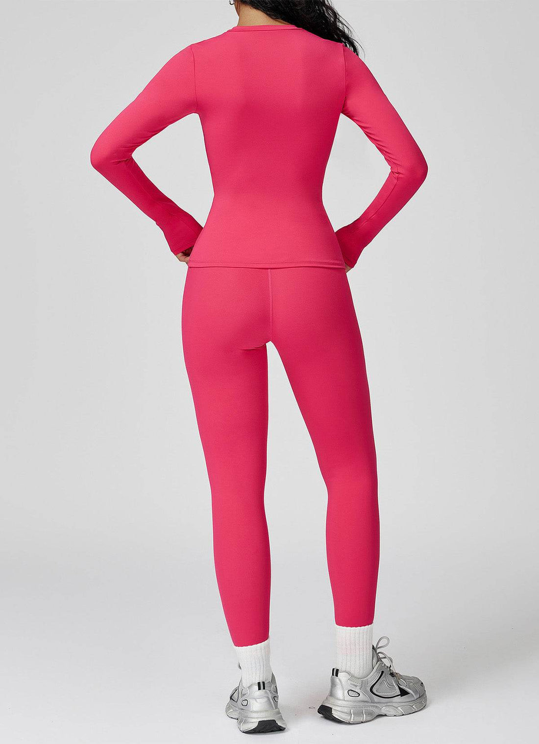 Sports Wear with Long Sleeve T-Shirt and Leggings