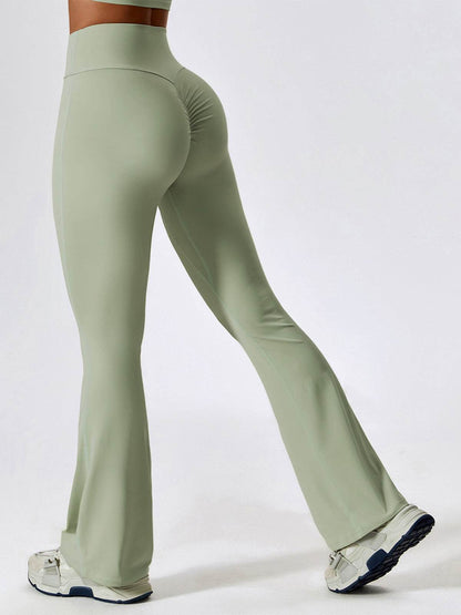 No Front Seam High Waisted Flare Bootcut Yoga Pants
