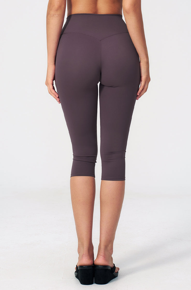 Tummy Control Capri Yoga Leggings