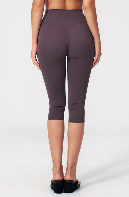 Tummy Control Capri Yoga Leggings