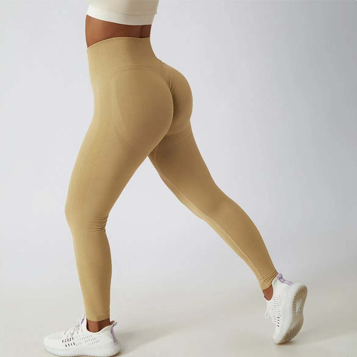 High Waisted Butt Lifting Workout Leggings | Sculpt Your Figure