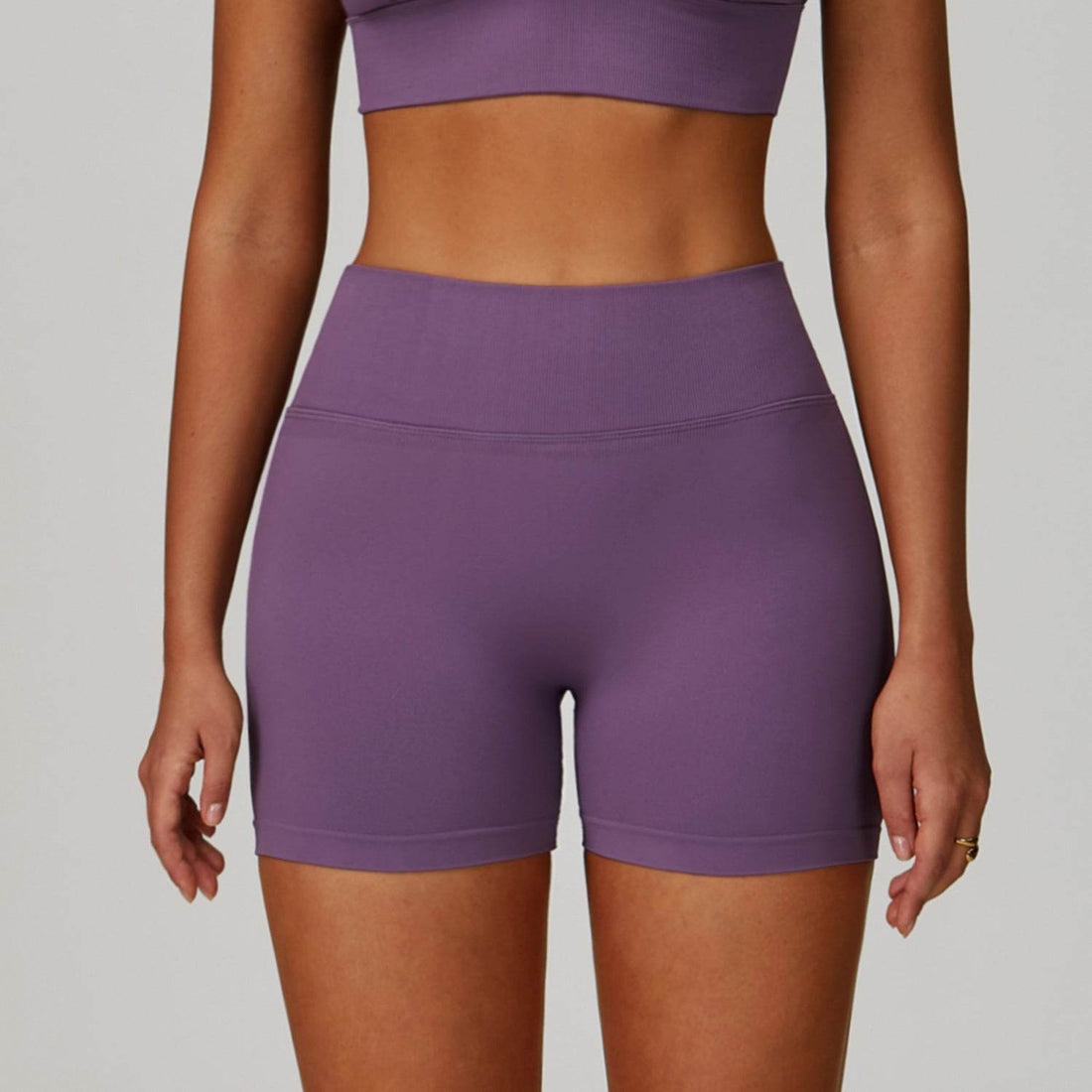 V Back High waist Biker Short