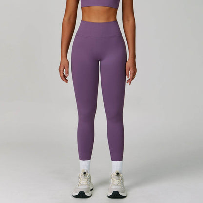 V Back High Waist Biker Legging