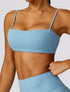 Thin Strap Square Collar Yoga Bra