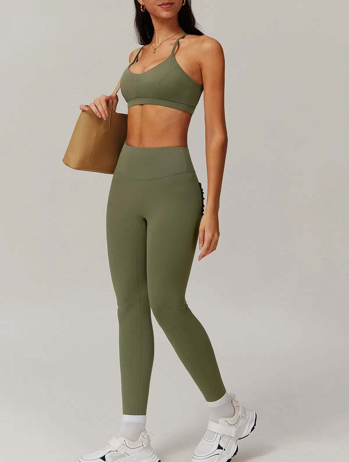 Fashion Yoga Set with Sports Bra and Legging | Perfect for Workout