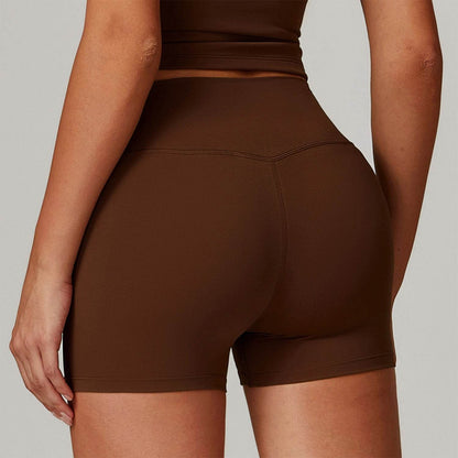 No Front Seam High Waist Biker Shorts