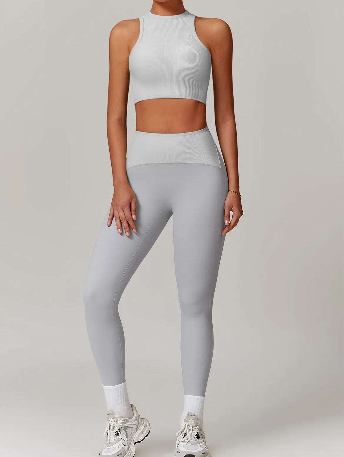 2 Piece Sports Set with Bra and Leggings | Perfect for Gym and Yoga