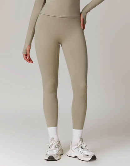 No Front Seam High Waist Sports Leggings