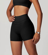 High Waist Elastic Tight Fitness Shorts