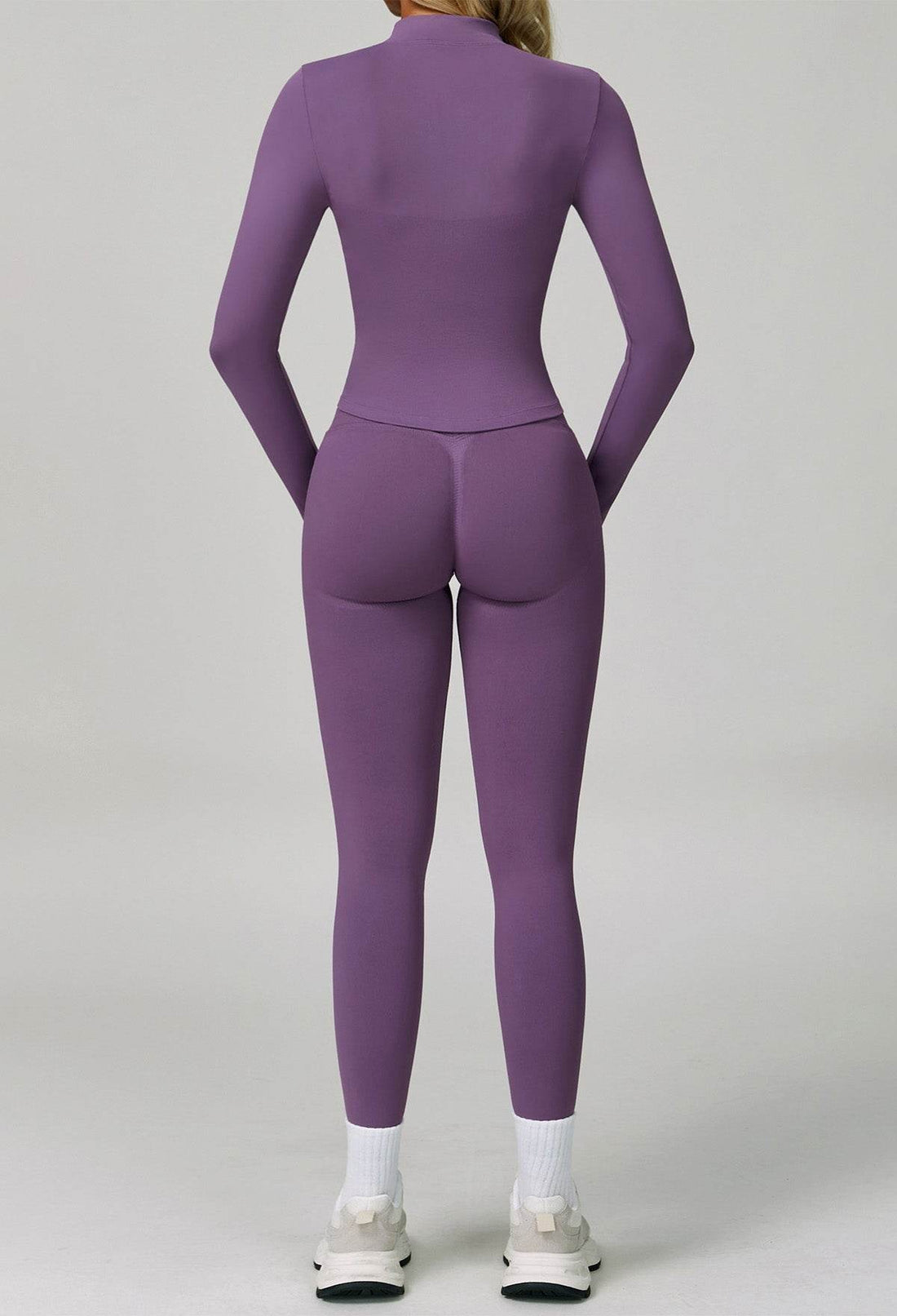 Activewear Set with Full Zip Jacket and Legging