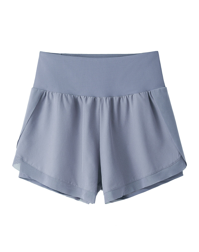 High Waisted Athletic Running Shorts with Pockets