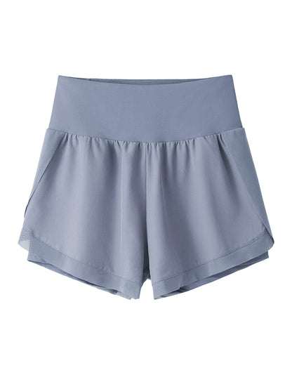 High Waisted Athletic Running Shorts with Pockets