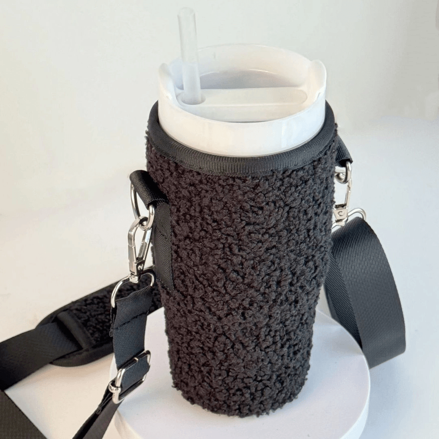 Teddy Velvet 20oz Tumbler Carry Case Neoprene Bottle Sleeve