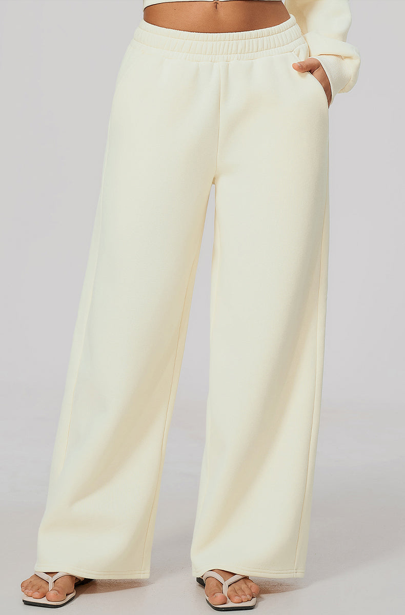 Wide Leg Casual Sweatpants with Pockets
