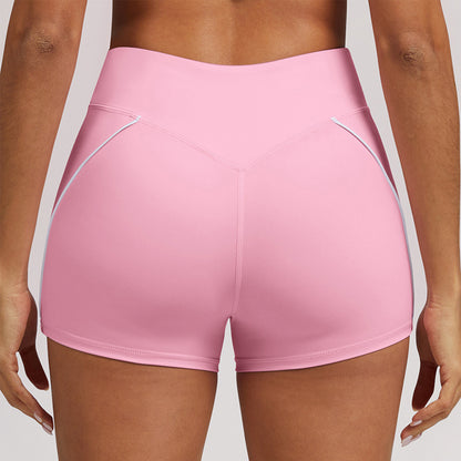 Twisted Knot Biker Shorts Tummy Control Athletic Short