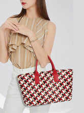 Multicolor Handmade Woven Tote Bag