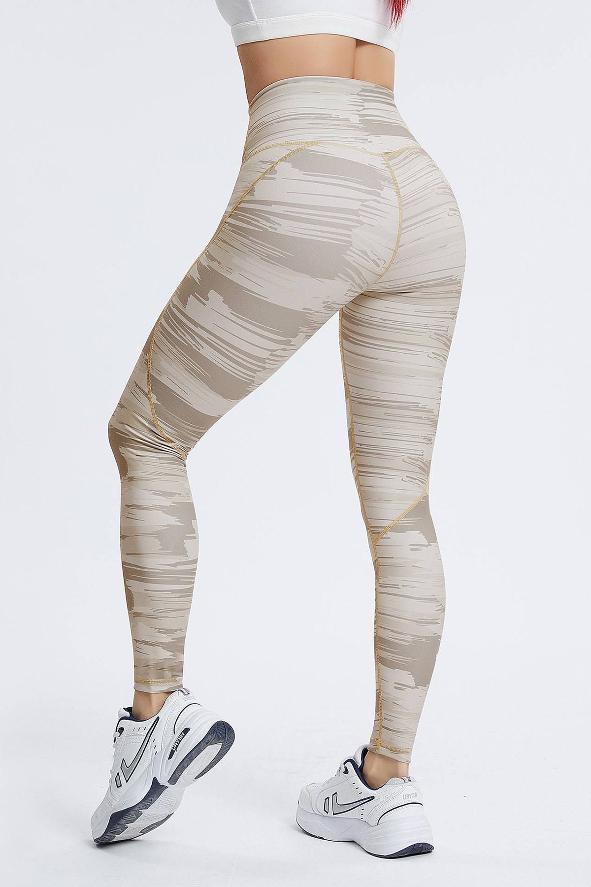 Camo High-Rise Crossover Leggings