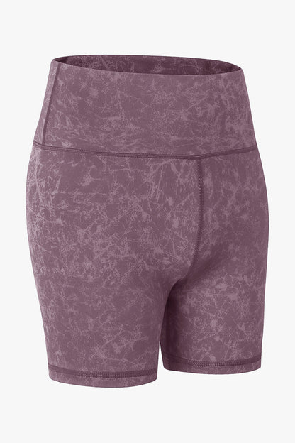 Camo High Waisted Yoga Shorts - Trendy &amp; Comfortable Workout Wear