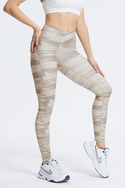 Camo High-Rise Crossover Leggings