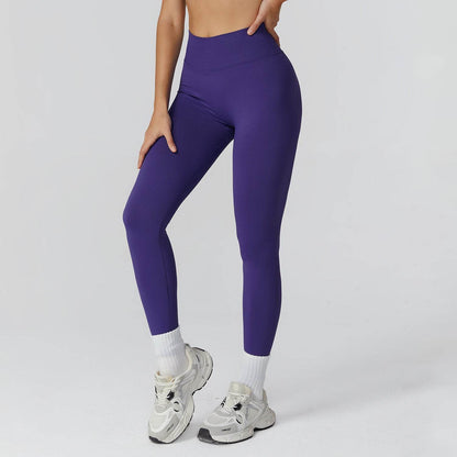High Waist Workout Leggings Tummy Biker Pants