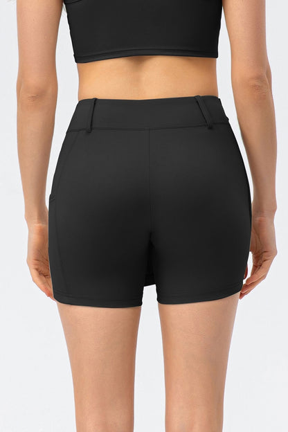 Mid-Waist Split Front Skort