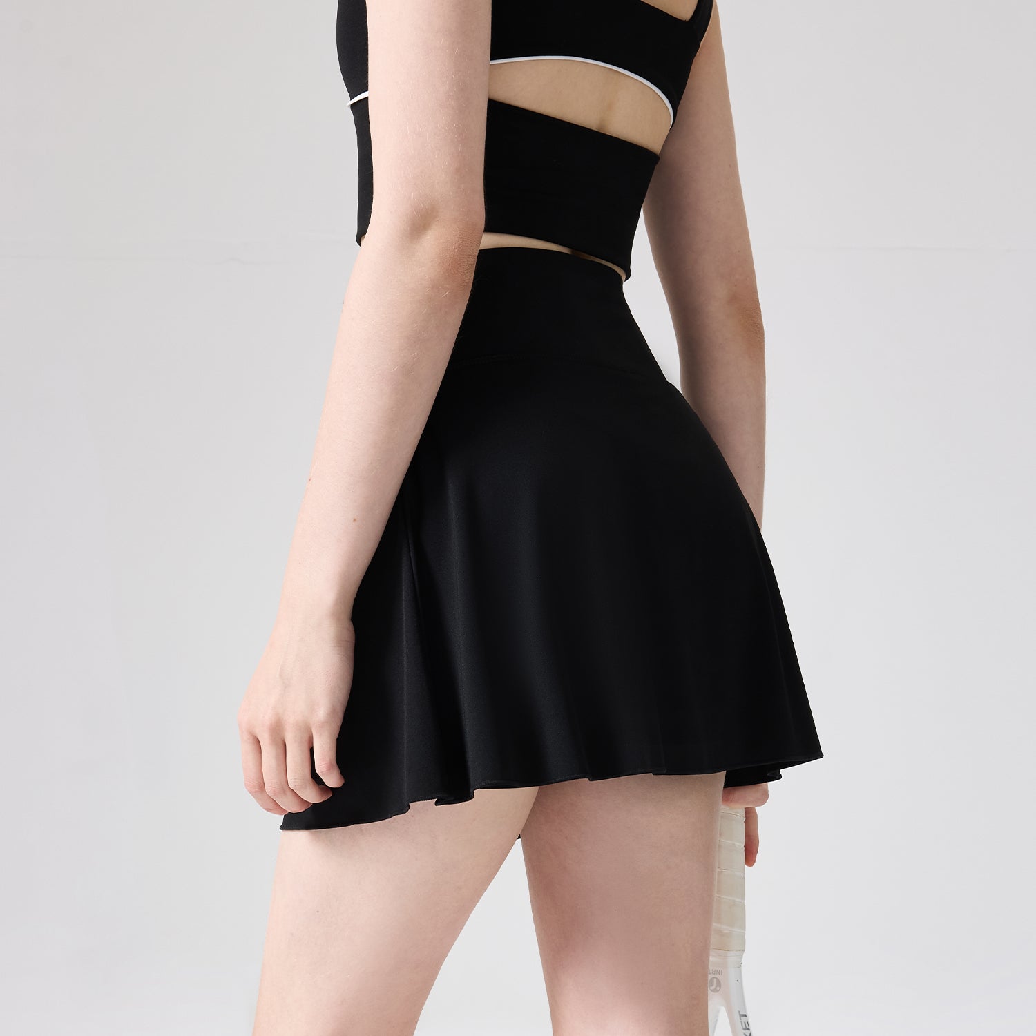 High Waist Golf Tennis Skirts with Built-in Short and Pocket